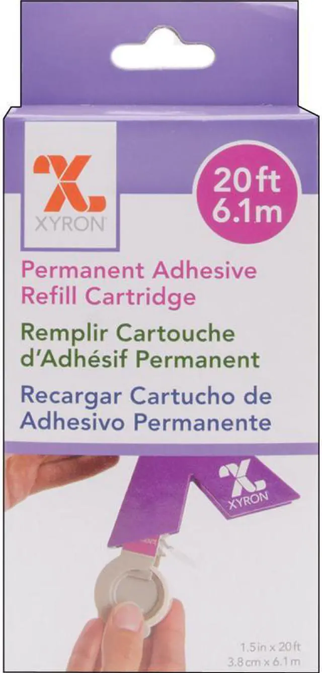 Alt view image 6 of 8 - Xyron 150 Refill Cartridge-1.5"X20' Permanent - OEM