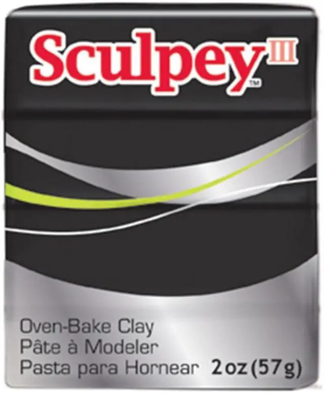 Alt view image 4 of 5 - Sculpey III Polymer Clay 2oz-Black