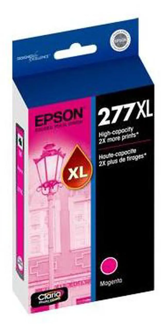 Alt view image 2 of 8 - Epson T277XL320S Durabrite Ultra High-Capacity Ink Cartridge, Magenta - Extra Large