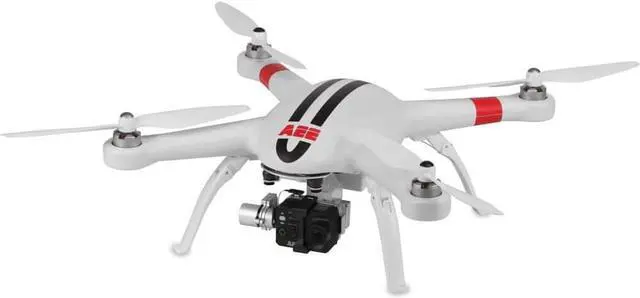 Alt view image 10 of 11 - AEE Technology HD Recording Ready-to-fly Hobby RC Quadcopter & Multirotor White with Black Stripes (AP11 Pro)