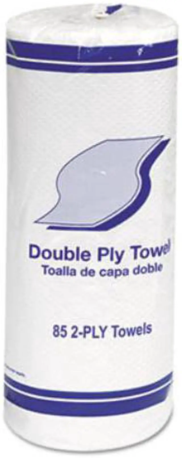 Alt view image 2 of 4 - Whitehall GEN1797 Kitchen Roll Towels, 2-Ply, 11 Inch , White, 85/Roll, 30 Rolls/Carton