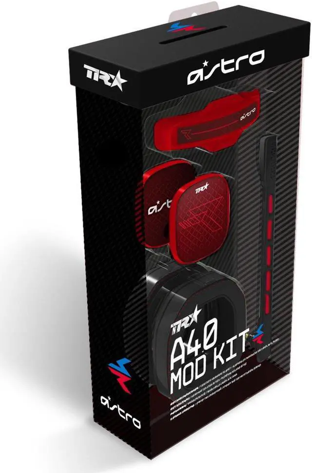 Main image of Logitech 939-001523 A40 Tr Mod Kit Red Accs Transform A40tr To Closed Back/nc