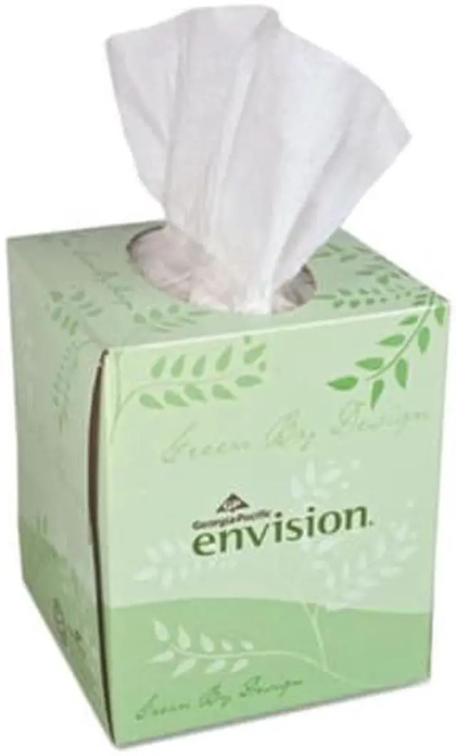 Alt view image 2 of 7 - GEORGIA-PACIFIC 47510 Envision 2 Ply Facial Tissue, 85 Sheets, 36 PK