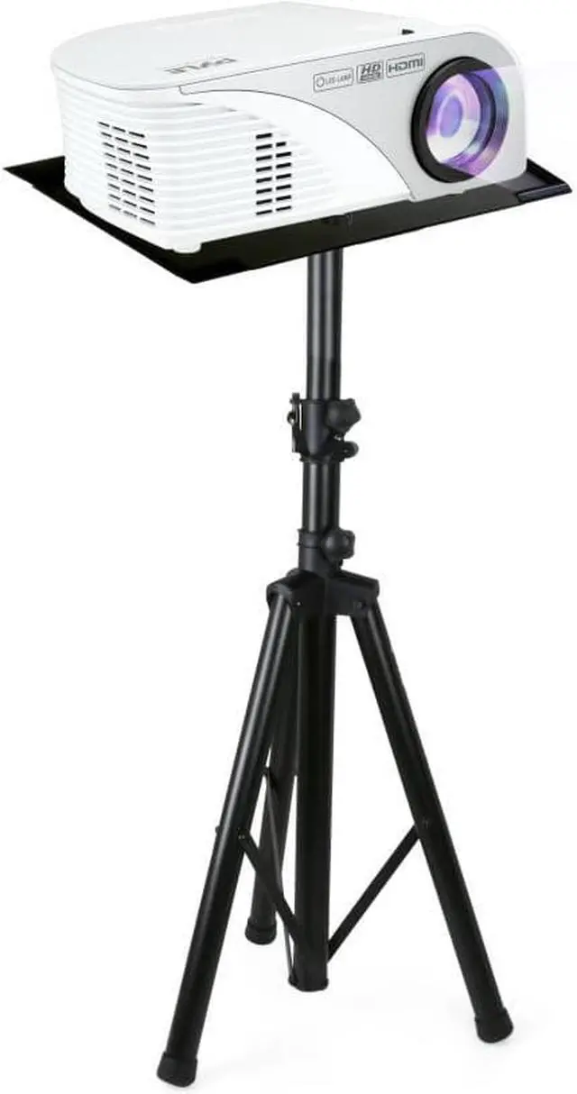 Alt view image 2 of 20 - Pyle PLPTS7 Universal Device Stand with Height Adjustable Tripod Mount for Projector, Laptop, Notebook, Mixer and DJ Equipment