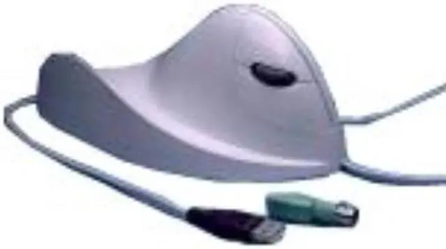 Alt view image 2 of 4 - Designer Appliances 0270-0030 Designer Appliances Quill Mouse White Ergonomic PC,MA Left Hand by Ergoguys - Optical - USB