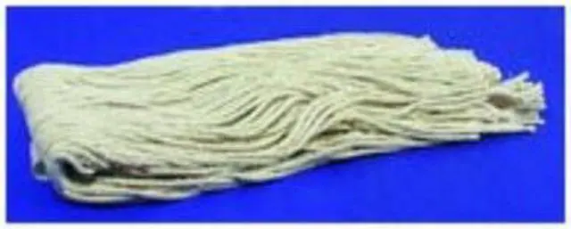 Alt view image 3 of 9 - Boardwalk Banded Cotton Mop Heads, Cut-End, 20oz, White, 12/carton BWKCM20020 Includes 12 mop heads.