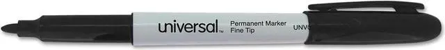 Main image of Universal Pen-Style Permanent Marker Bullet/Fine Black 60 per pack 07074
