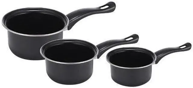 Alt view image 2 of 8 - Brentwood Appliances BSP-161820 3-Piece Carbon Steel Saucepan Set