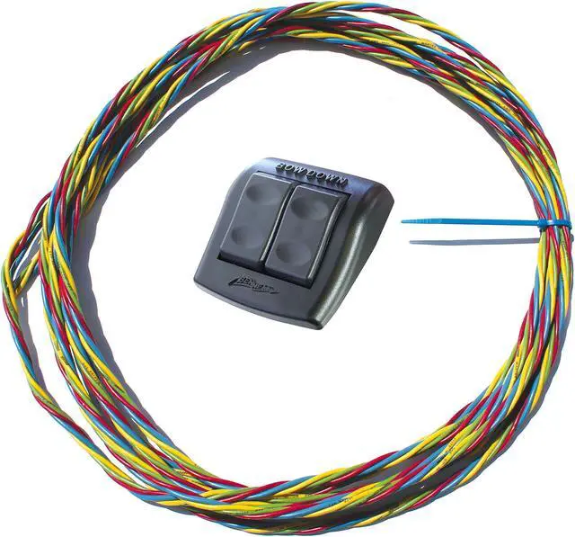 Main image of Bennett ES2000A Euro Style Rocker Switch w/20' Wire Harness