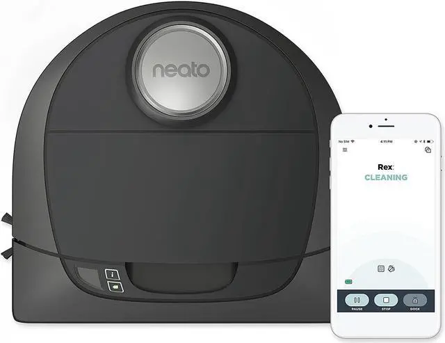 Alt view image 10 of 15 - Neato Botvac D5 Connected Navigating Robot Vacuum, Pet & Allergy, Works with Amazon Alexa and Google Home