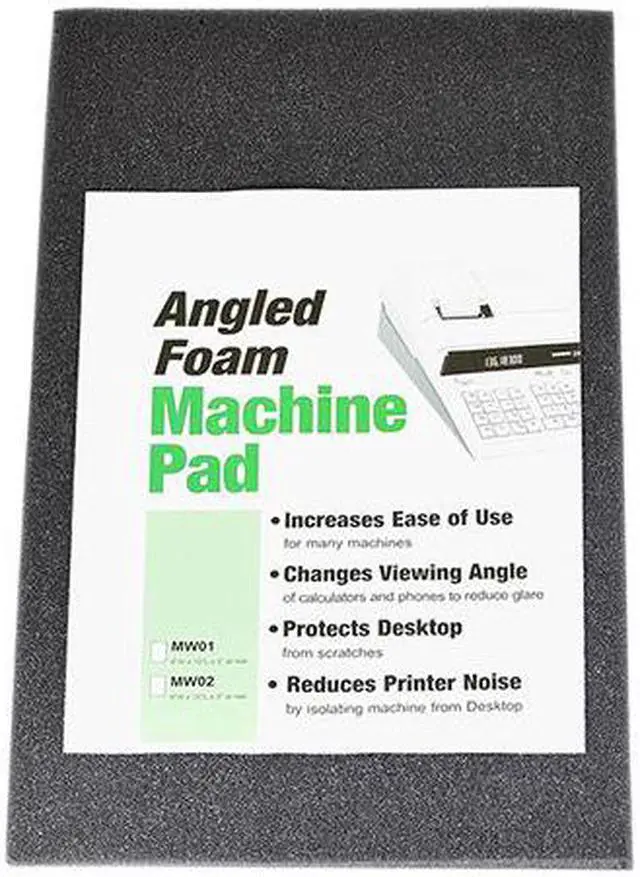 Alt view image 2 of 2 - Monroe Systems for Business MW02 Angled Foam Machine Pad for Heavy-Duty Calculators
