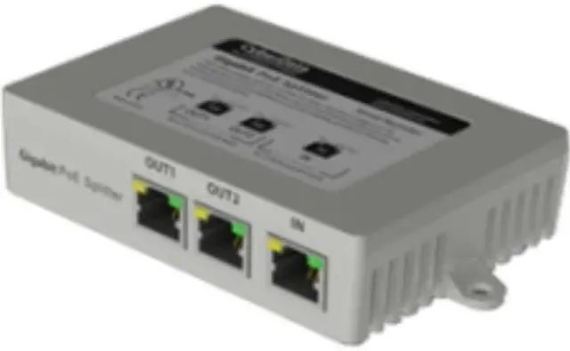Alt view image 2 of 7 - CYBERDATA CD-011187 / 2 Port PoE Gigabit Switch