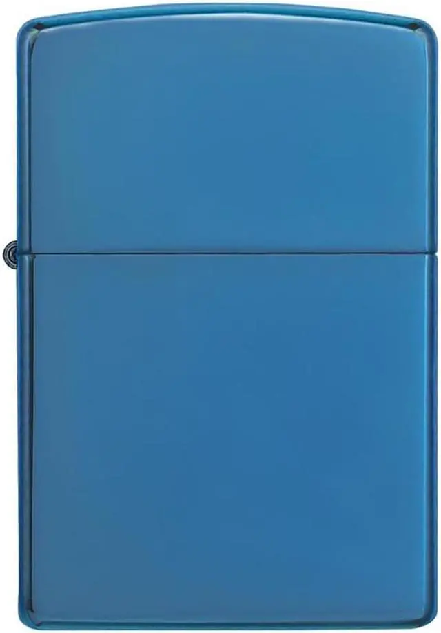 Alt view image 2 of 3 - Zippo ZOZO20446 Lighter Sapphire Blue Finish 20446