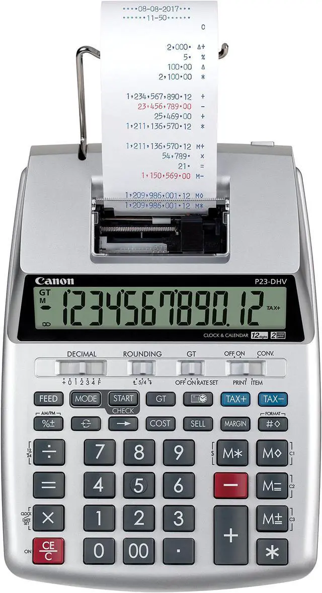 Alt view image 3 of 17 - Canon  Printing Calculator P23DHV3