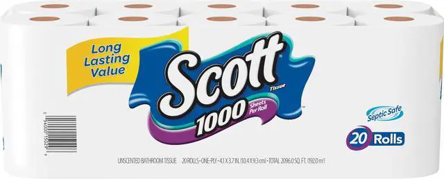 Alt view image 3 of 6 - Kimberly Clark Consumer 20032CT Standard Roll Bathroom Tissue, 1-Ply
