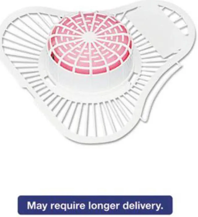 Alt view image 3 of 4 - Boardwalk PBS Urinal Screen With Para Deodorizer Block, Cherry
