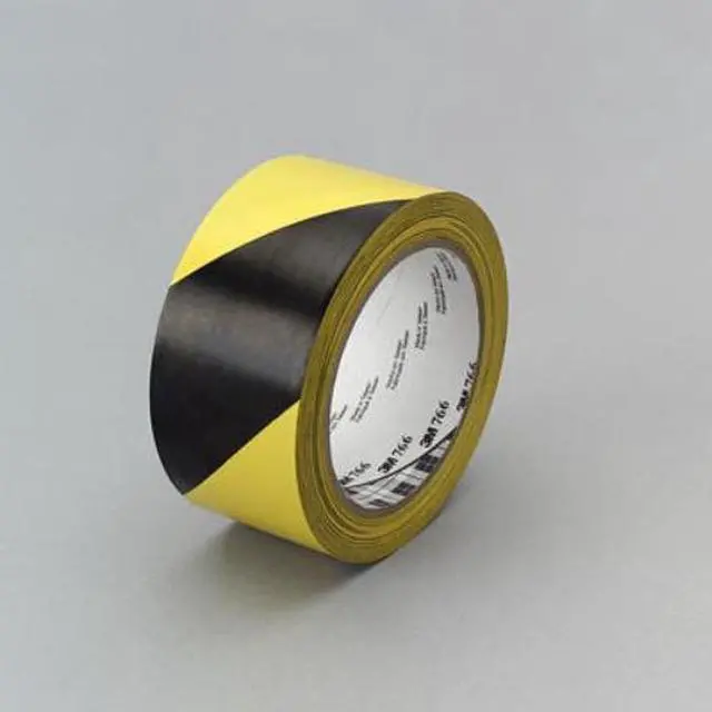 Alt view image 2 of 8 - Hazard Marking Vinyl Tape, 2 in X 36 Yd, Black/Yellow