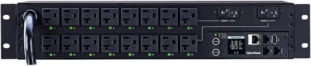 Alt view image 4 of 19 - CyberPower PDU41003 16-Outlets PDU