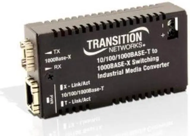 Alt view image 3 of 8 - Transition Networks Hardened Mini 10/100/1000 Bridging Media Converter
