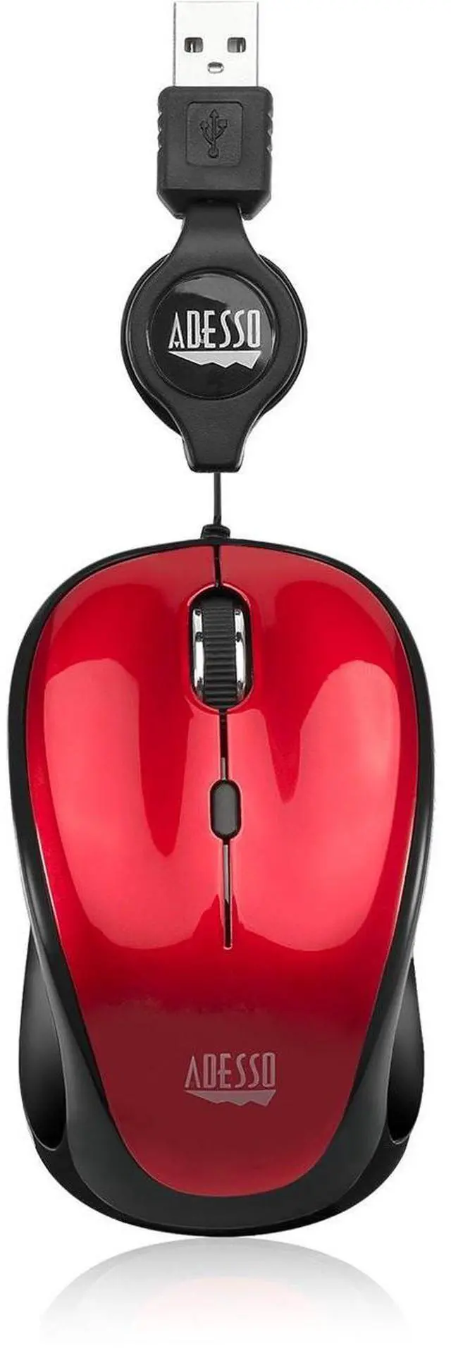Alt view image 7 of 16 - Adesso iMouse S8R - USB Illuminated Retractable Mini Mouse