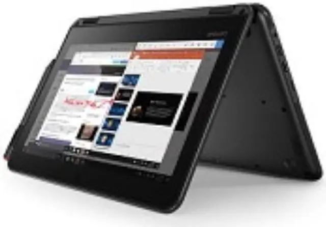 Alt view image 2 of 15 - Lenovo 300e Winbook 81FY000BUS 11.6" Touchscreen LCD 2 in 1 Notebook - Intel Celeron N3450 Quad-core (4 Core) 1.10 GHz - 4 GB - 128 GB Flash Memory - Windows 10 Pro - 1366 x 768 - In-plane Switching (IPS) Technology - Convertible