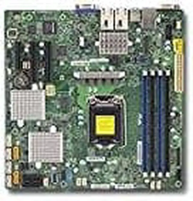 Alt view image 2 of 5 - Supermicro X11SSH-CTF-B LGA1151/ Intel C236/ DDR4/ SATA3&SAS3&USB3.0/ V&2GbE/ MicroATX Server Motherboard