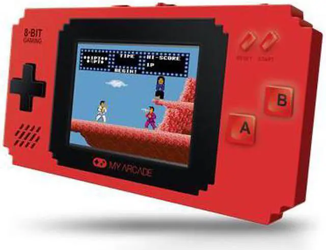 Alt view image 4 of 8 - MY ARCADE Pixel Player Portable Handheld 300 Built-in Video Games w/ Data East Hits: Bad Dudes, Joe & Mac, BurgerTime, Karate Champ, Heavy Barrel, and many more