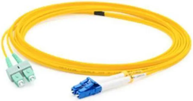 Alt view image 2 of 7 - Addon 3M Alc (Male) To Sc (Male) Yellow Os2 Duplex Fiber Ofnr (Riser-Rated) Patch Cable