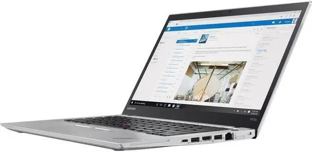 Alt view image 7 of 9 - Lenovo ThinkPad T470s 20HF003QUS 14" LCD Notebook - Intel Core i7 (7th Gen) i7-7600U Dual-core (2 Core) 2.80 GHz - 12 GB DDR4 SDRAM - 512 GB SSD - Windows 10 Pro 64-bit (English) - 2560 x 1440 - In-plane Switching (IPS) Technology - Silver