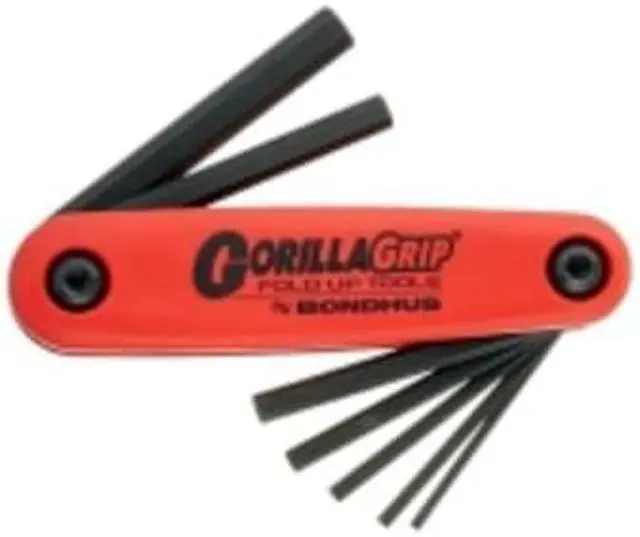Alt view image 9 of 14 - Bondhus 116-12592 1.5Mm-6Mm Gorilla Grip Foldup Tool Set