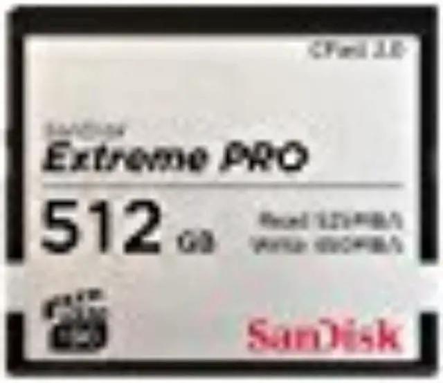 Alt view image 3 of 6 - SanDisk - SDCFSP-512G-A46D - SanDisk Extreme Pro 512 GB CFast Card - 525 MB/s Read - 450 MB/s Write - 2933x Memory Speed