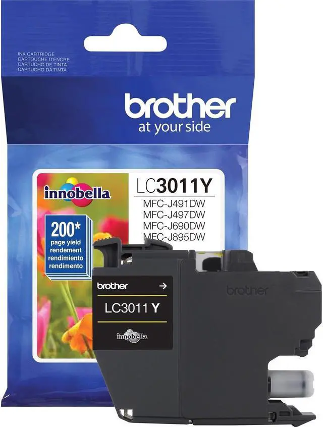 Alt view image 2 of 17 - Brother LC3011Y Innobella Ink Cartridge - Yellow