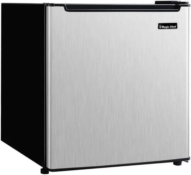Alt view image 2 of 7 - Magic Chef - MCAR170STE - Magic Chef MCAR170STE 1.7-Cu.-Ft. 90-Watt Stainless Steel Mini Refrigerator