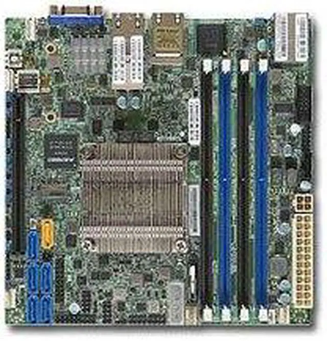 Alt view image 2 of 3 - Supermicro Motherboard MBD-X10SDV-6C-TLN4F-O D-1528 FCBGA 1667 PCI Express Mini-ITX