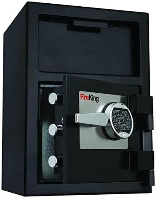 Alt view image 2 of 6 - FireKing Depository Security Safe 14 x 15 1/2 x 20 Black SB2014BLEL