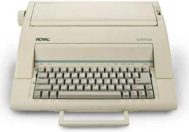 Alt view image 7 of 10 - Royal 69149V Scriptor Personal Portable Electronic Typewriter