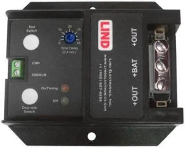 Alt view image 2 of 8 - LIND ELECTRONICS LOW PROFILE SHUTDOWN TIMER, 4HR ADJUSTABLE TIME, SCREW TERMS, 12 VOLTS, 30 AMPS