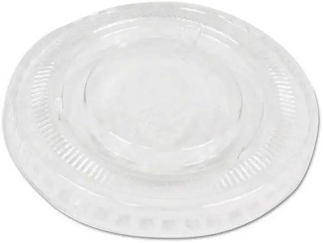 Main image of Boardwalk Soufflé/Portion Cup Lids Fits 2 oz Portion Cups Clear 1000/Carton PRTLID2