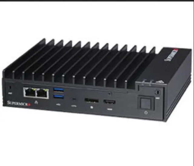 Alt view image 3 of 5 - Supermicro System SYS-E100-9S 3.5 inch SBC Intel Core i7-7600U 32GB DDR4 PCI Express Brown Box