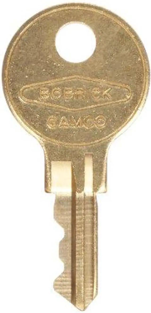 Alt view image 3 of 7 - Bobrick Cat 74 Key for Towel Dispensers Metal Key 33043