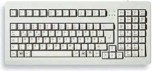 Alt view image 2 of 2 - CHERRY G80-1800LPCEU-0 Light gray, 16" USB/PS2 combo interface