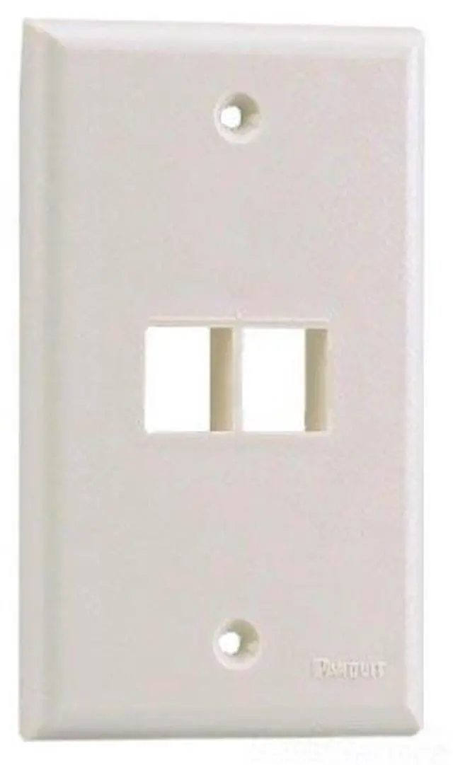 Alt view image 2 of 5 - PANDUIT 2 Socket Netkey Faceplate