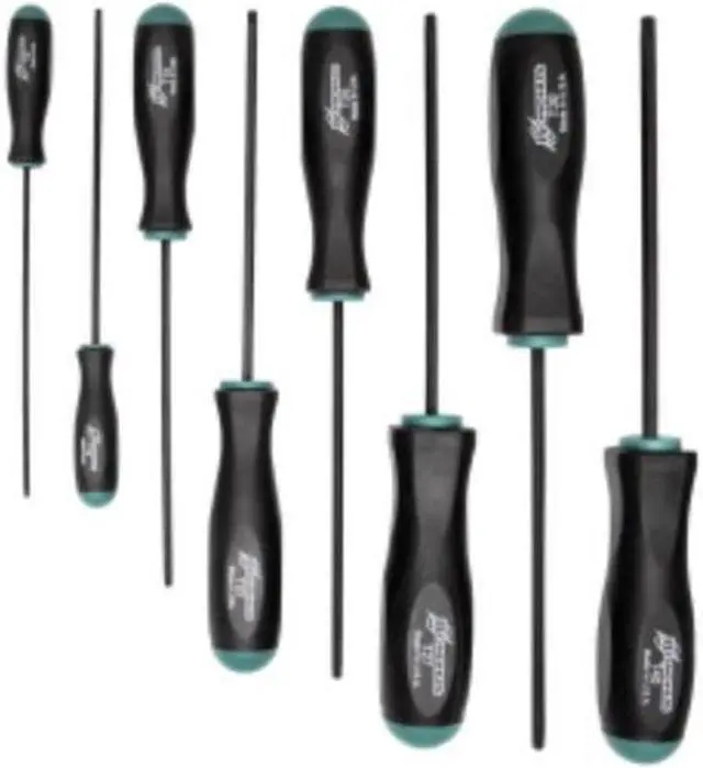 Alt view image 2 of 5 - Bondhus 8pc Torx Star Screwdriver Set T40-T9 MADE IN USA 34534 High Torque Steel