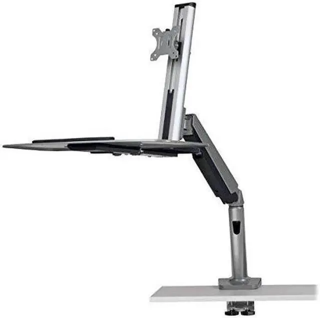 Alt view image 2 of 13 - DESK MOUNT FOR SIT STAND DESKTOP WORKSTATION STANDING DESK