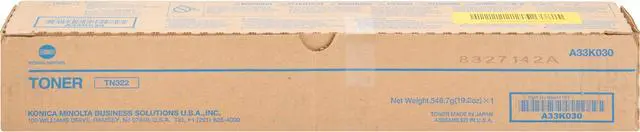 Alt view image 2 of 3 - Konica Minolta TN322 Black Toner