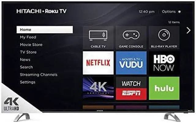 Alt view image 2 of 3 - Hitachi 43" Class  4k UHD HDR TV with Roku TV - 43R80