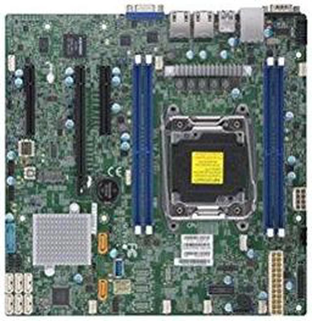 Alt view image 2 of 4 - Supermicro MBD-X11SRM-F-B Xeon Single Socket 2066 C422 Max.256Gb Pcie Microatx Brown Box