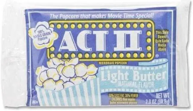 Alt view image 2 of 3 - Conagra Foods, Inc Act II Microwave Popcorn 2.75oz. 36/CT Light Butter 23243