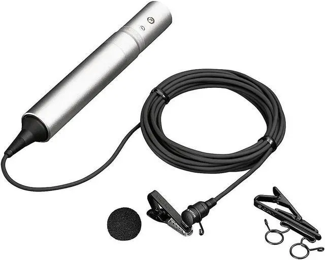 Alt view image 4 of 8 - Sony ECM-44 Series ECM-44B Omni-Directional Lavaliere Microphone