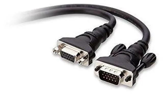 Alt view image 5 of 8 - Belkin  F2N025B06  5.91 ft.  Pro Series VGA Monitor Extension Cable
